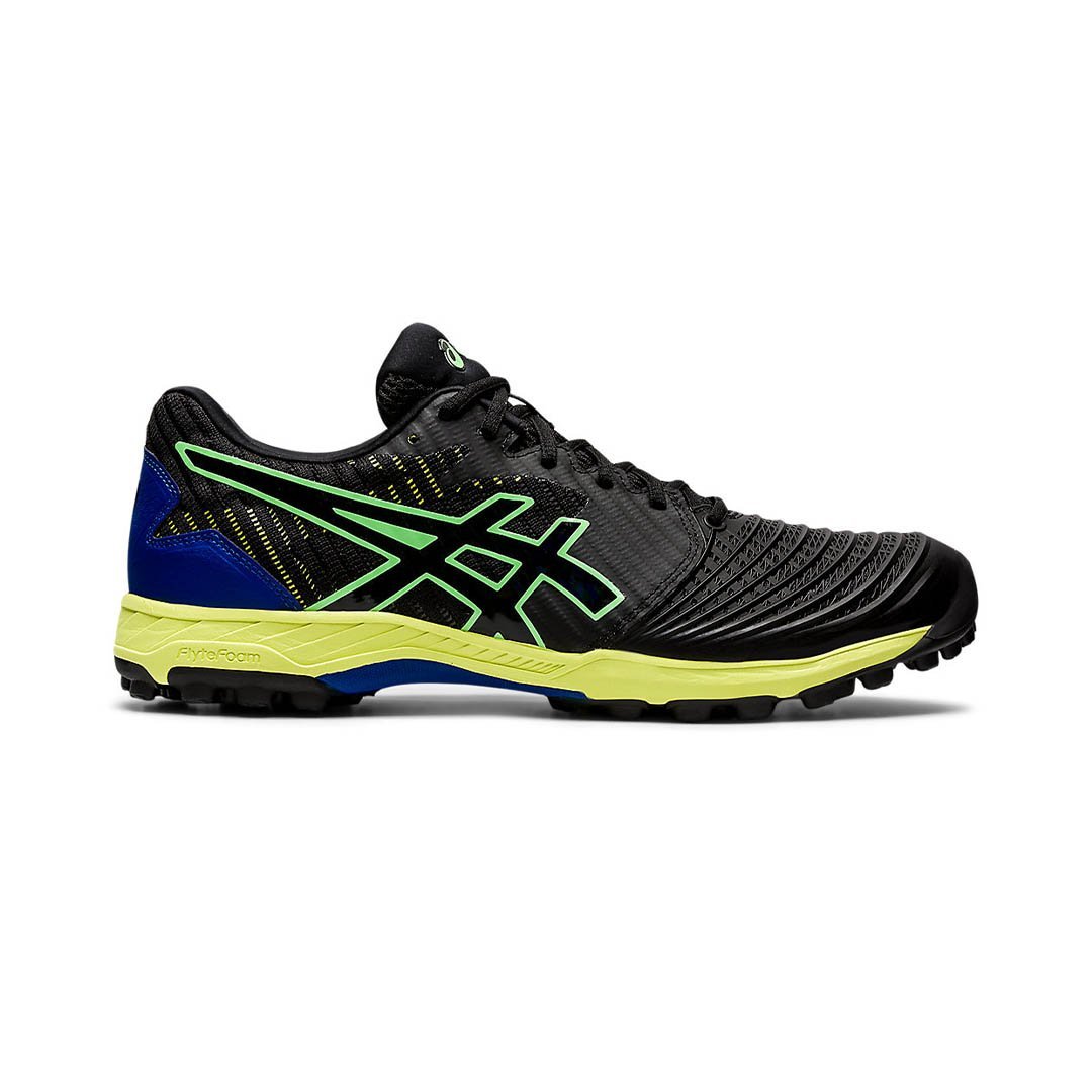 Asics Field Ultimate FF Blk/Bright Lime (Mens) - Just Hockey