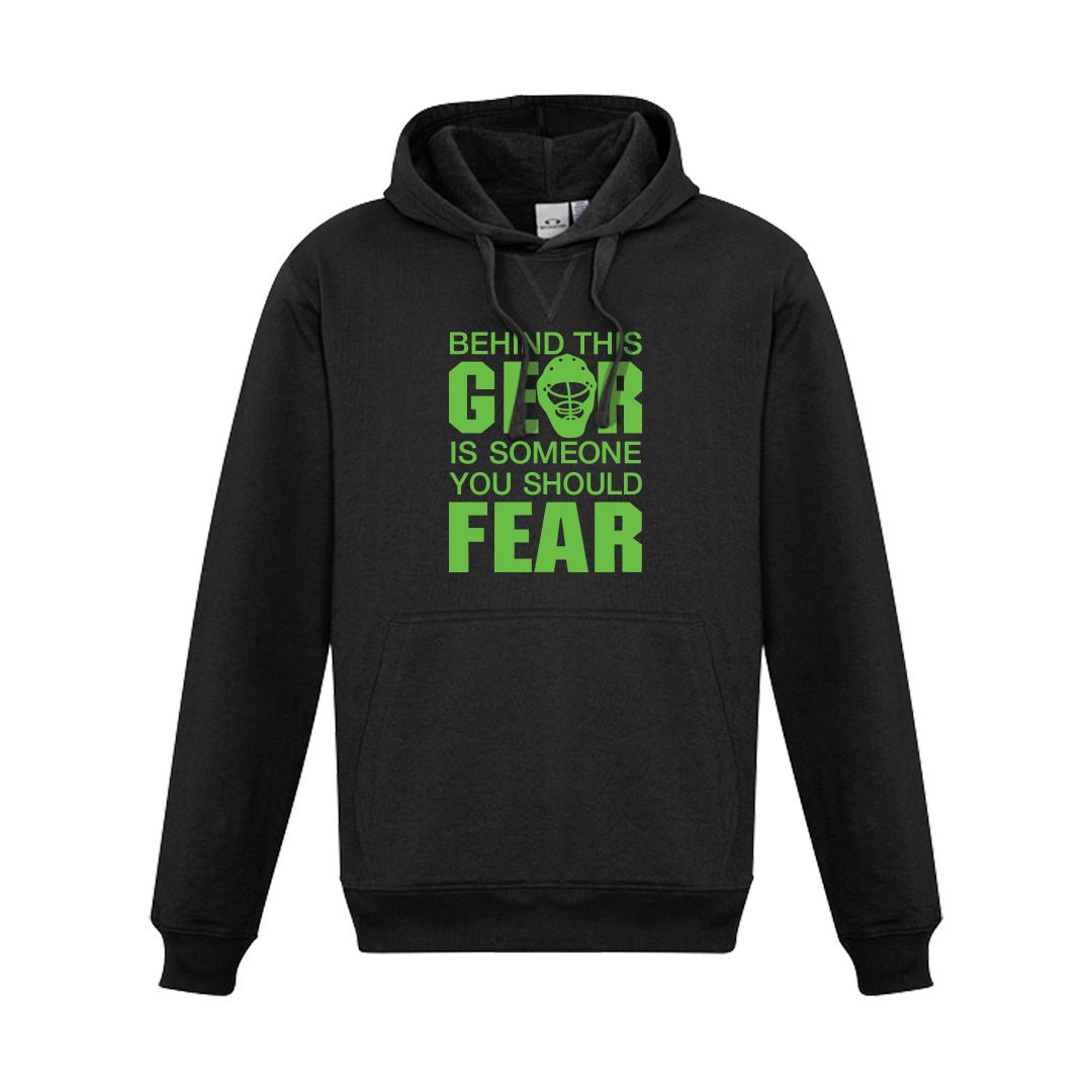 Goalie Fear Hoodie (Green Logo) - Just Hockey