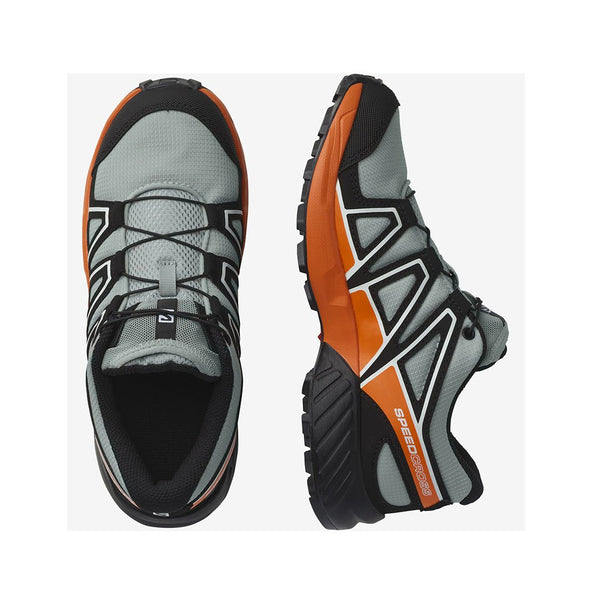Salomon Speedcross Kids (Iron/Blk/Orange) - Just Hockey