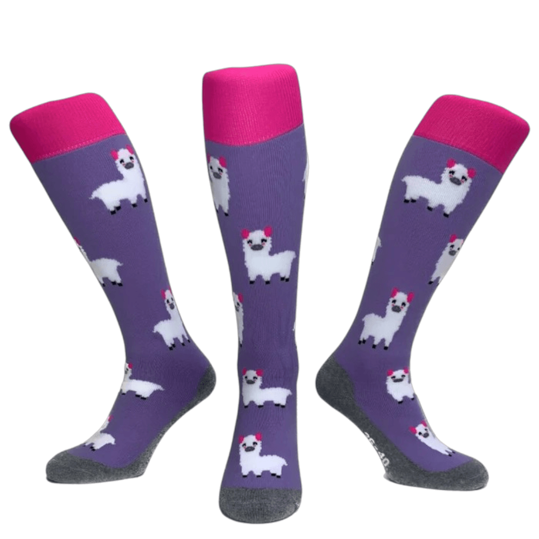 Hingly Fun Socks - Alpaca Lilac