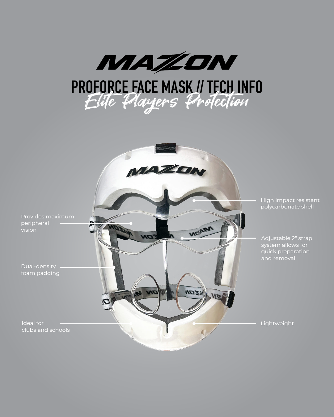 Mazon Proforce Face Mask Bundle (4pcs)