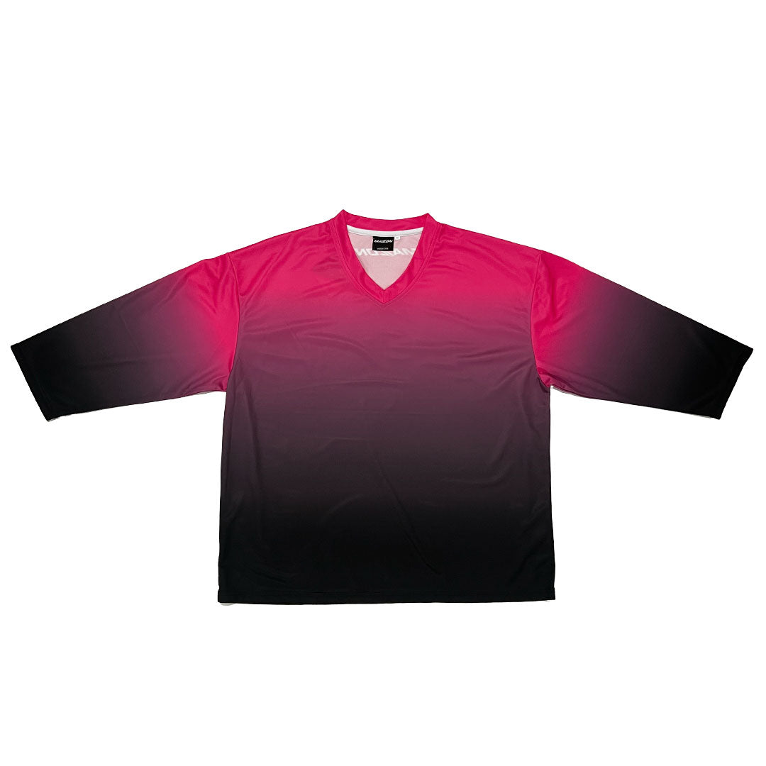 Mazon DualColour Print Long Sleeve Smock