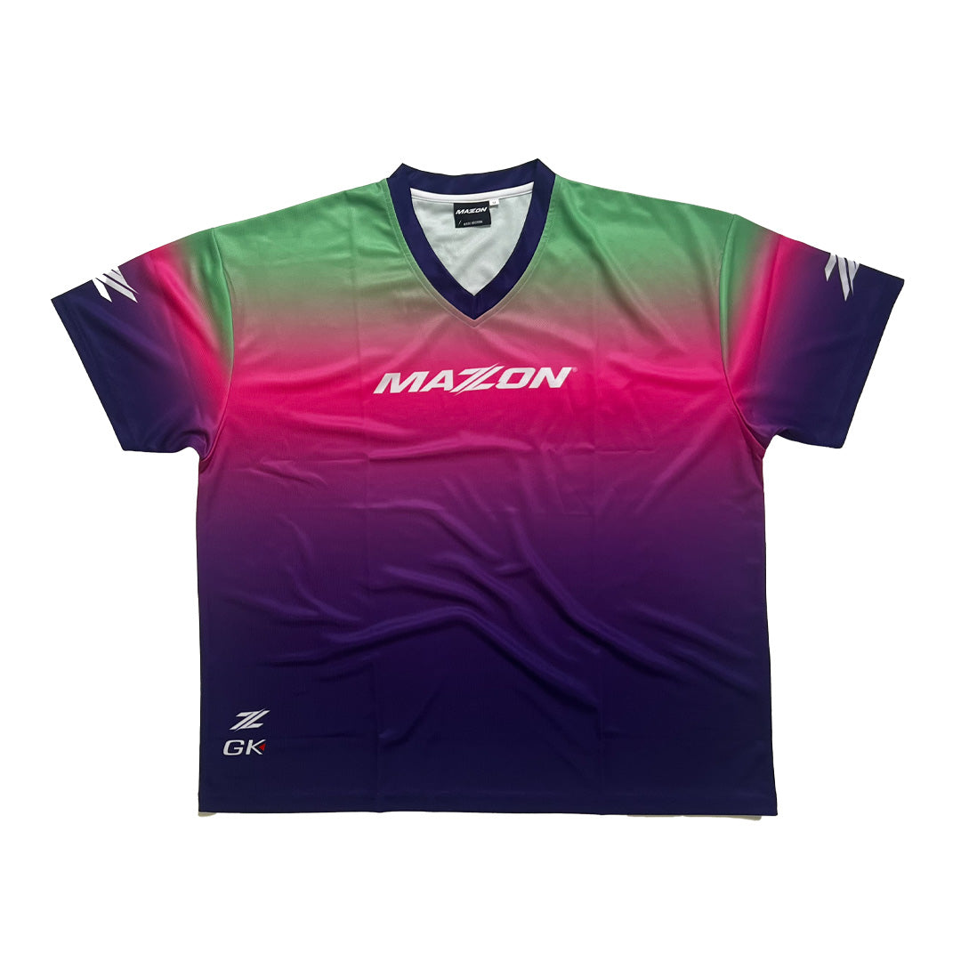 Mazon TriColour Print Short Sleeve Smock
