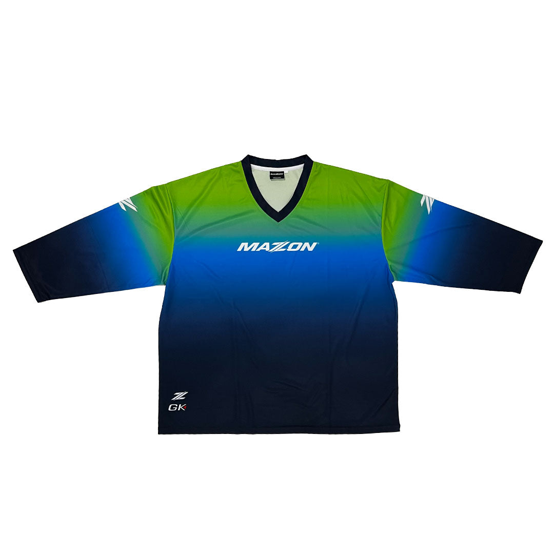 Mazon TriColour Print Long Sleeve Smock