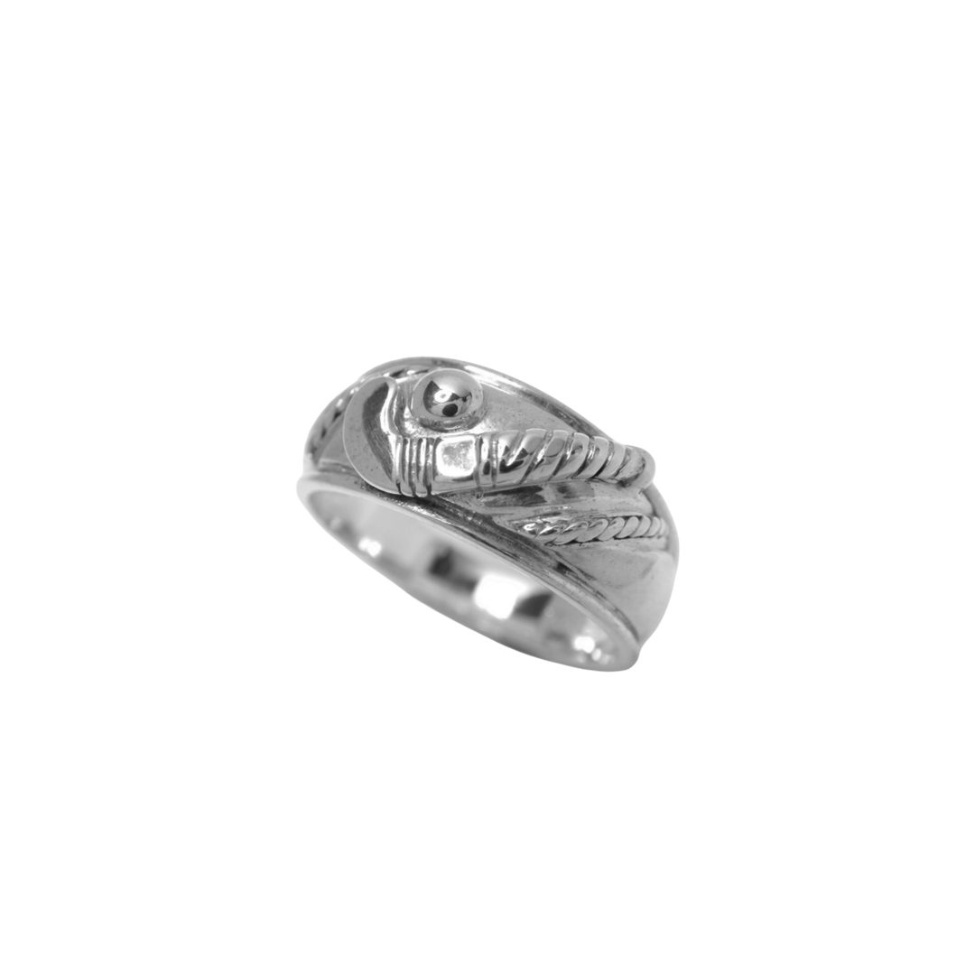 Jewellery Ring Hockey Small/Medium Finger (Silver)