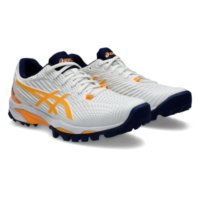 Asics Field Speed FF Men (White/Stadium Orange) - Just Hockey