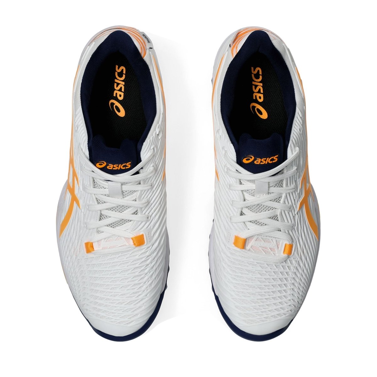 Asics Field Speed FF Men (White/Stadium Orange) - Just Hockey