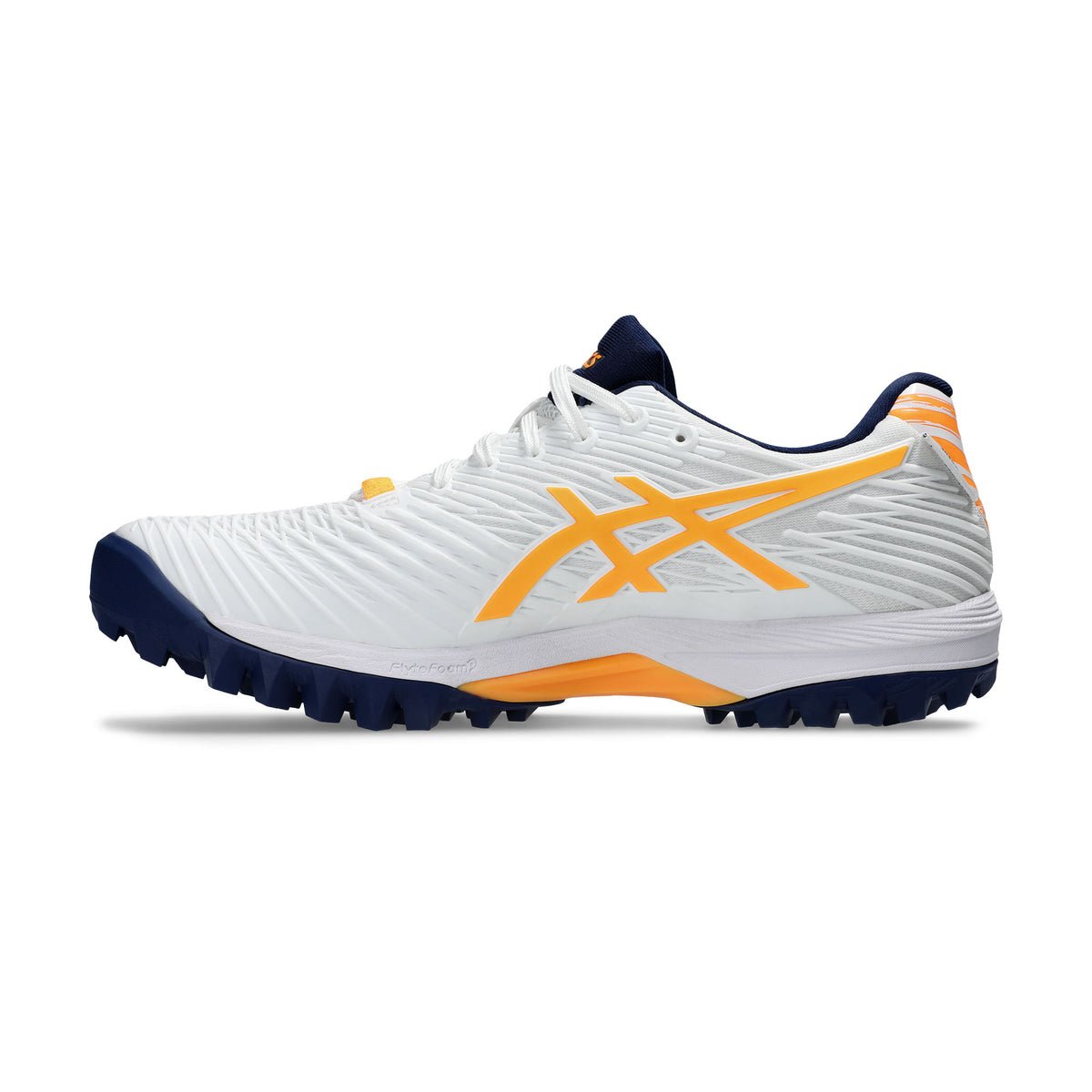 Asics Field Speed FF Men (White/Stadium Orange) - Just Hockey