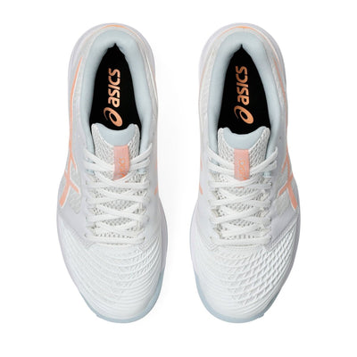 Asics Field Ultimate FF 2 Womens (White/Bright Sunstone) - Just Hockey