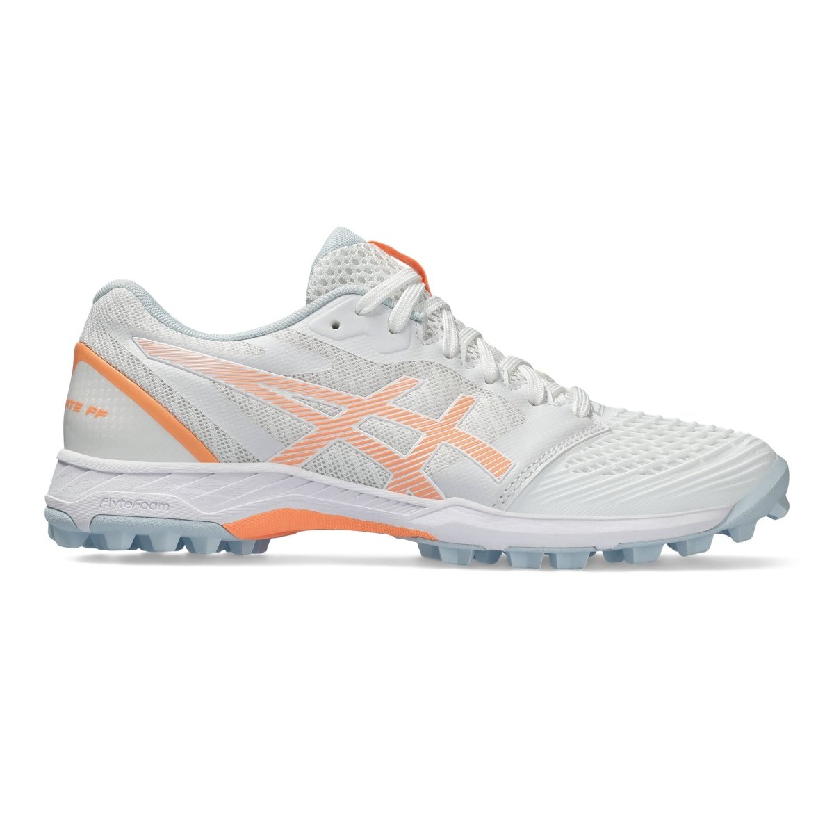 Asics Field Ultimate FF 2 Womens (White/Bright Sunstone) - Just Hockey