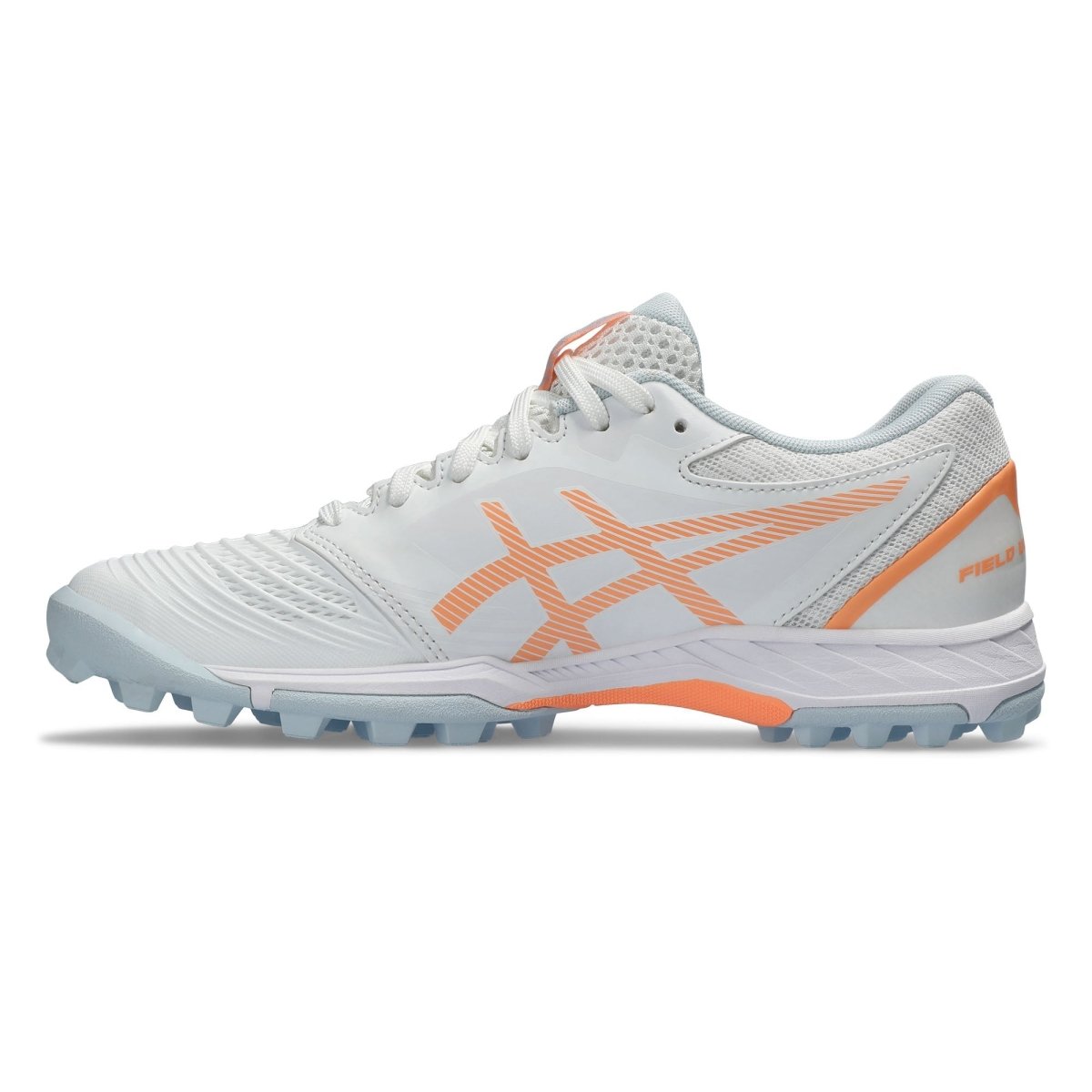 Asics Field Ultimate FF 2 Womens (White/Bright Sunstone) - Just Hockey