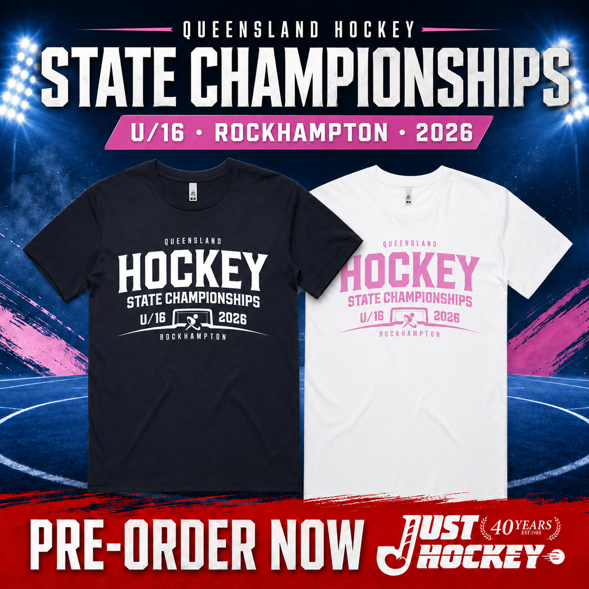 HQLD U16G Rockhampton Event Tee