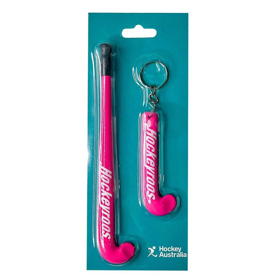 Hockeyroos Gift Pack (Key Ring + Pen Stick) - Just Hockey