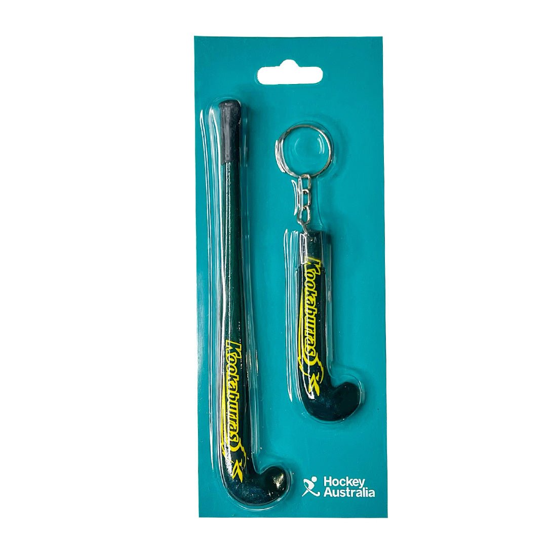 Kookaburras Gift Pack (Key Ring + Pen Stick) - Just Hockey