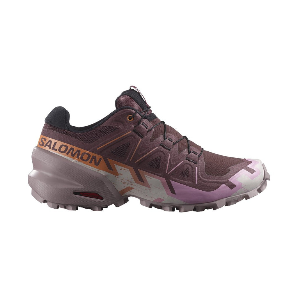 Salomon Speedcross 6 Womens (Catawba Grape/Papaya/Mauve) - Just Hockey