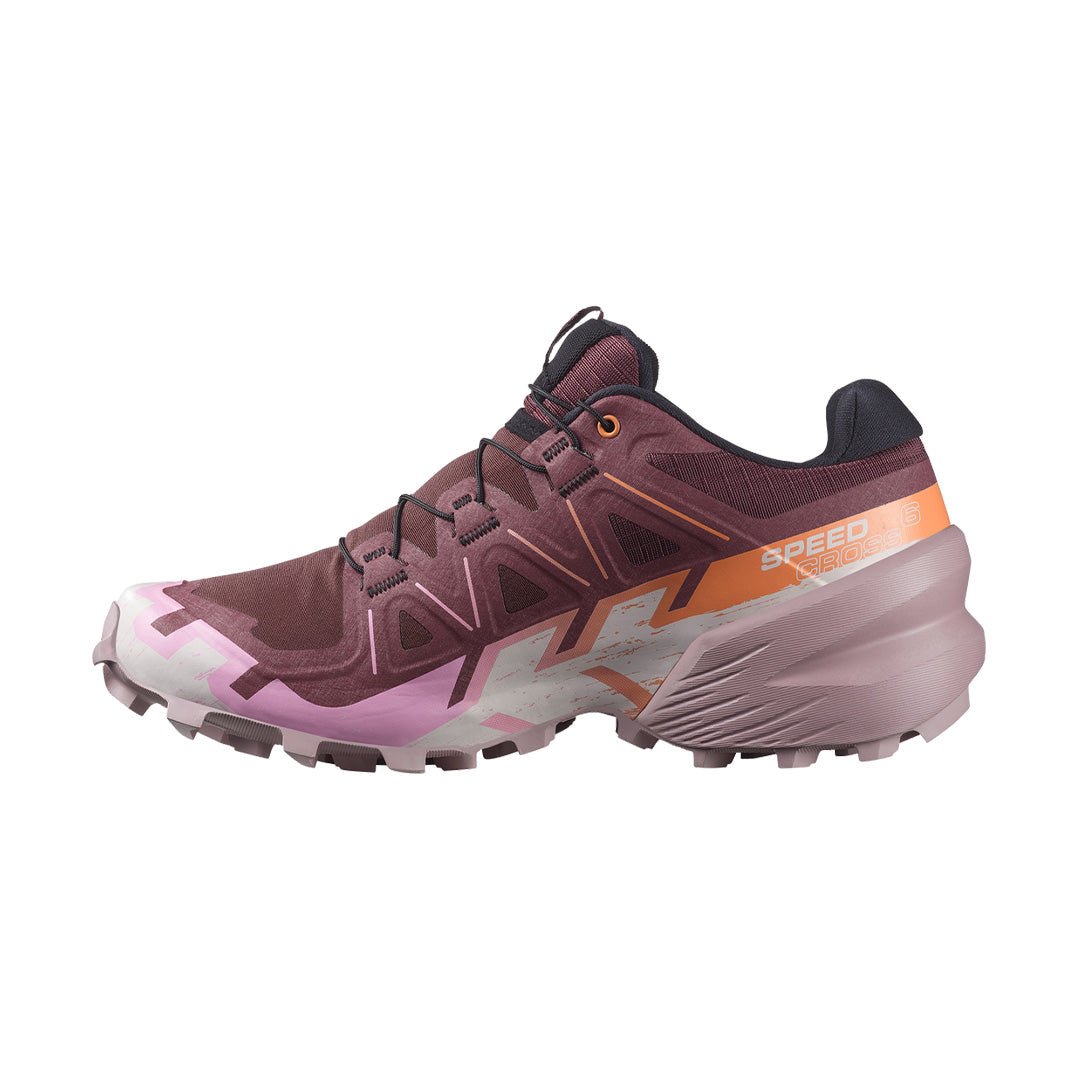 Salomon Speedcross 6 Womens (Catawba Grape/Papaya/Mauve) - Just Hockey