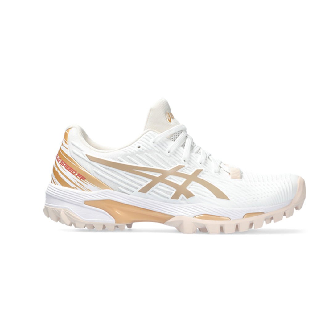 Asics Field Speed FF White/Champagne (Womens) - Just Hockey