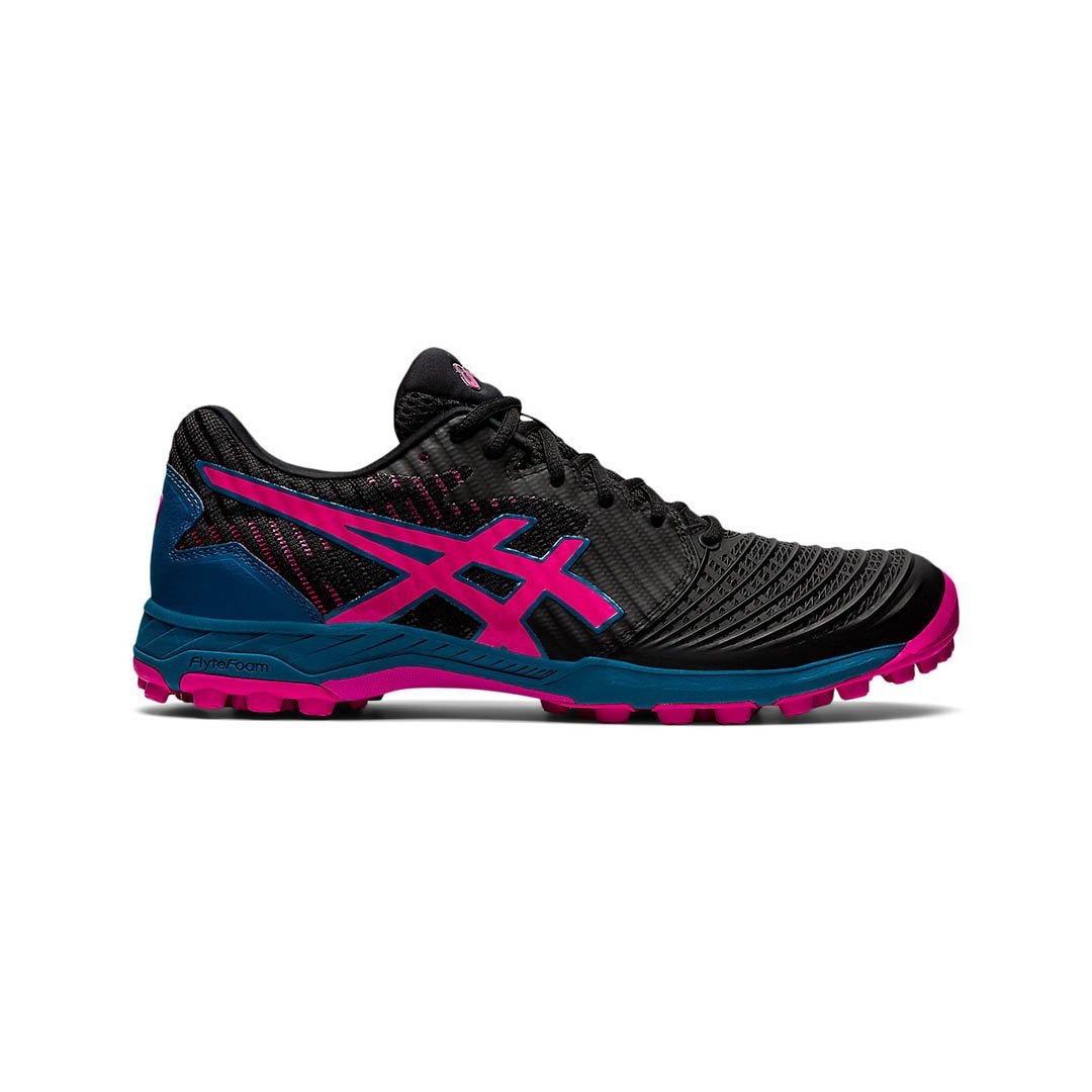 Asics Field Ultimate FF Blk/Pink Rave (Womens) - Just Hockey