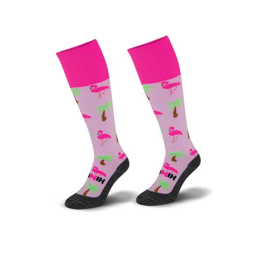 Hingly Fun Socks Flamingo (Pink) - Just Hockey
