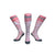 Hingly Fun Socks Zebra Pink White - Just Hockey