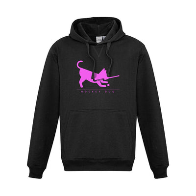 Hockey Dog Hoodie (Pink Logo) - Just Hockey