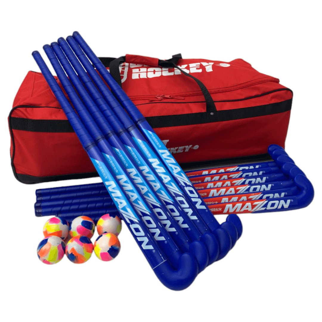 School Pack - Plastic 30 Bundle (Sticks, Balls, Bag) - Just Hockey